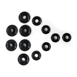 Honda Civic Suspension Subframe Hard Collar Kit - Rear - BLOX Racing - `16-`21